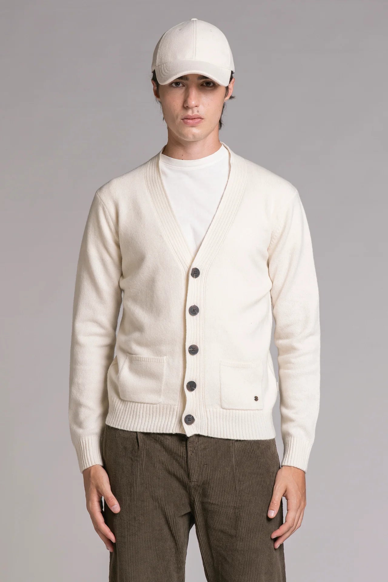 Cardigan Impure Chad in misto lana di agnello