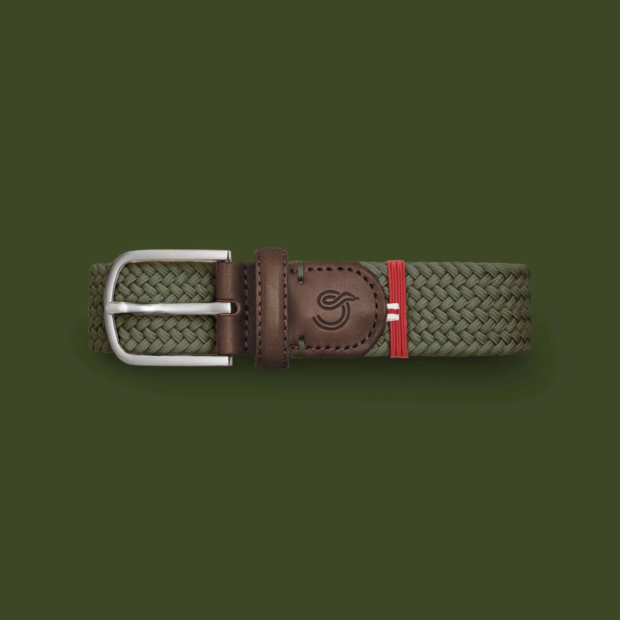 Cintura La Boucle Edinburgh intrecciata bicolore