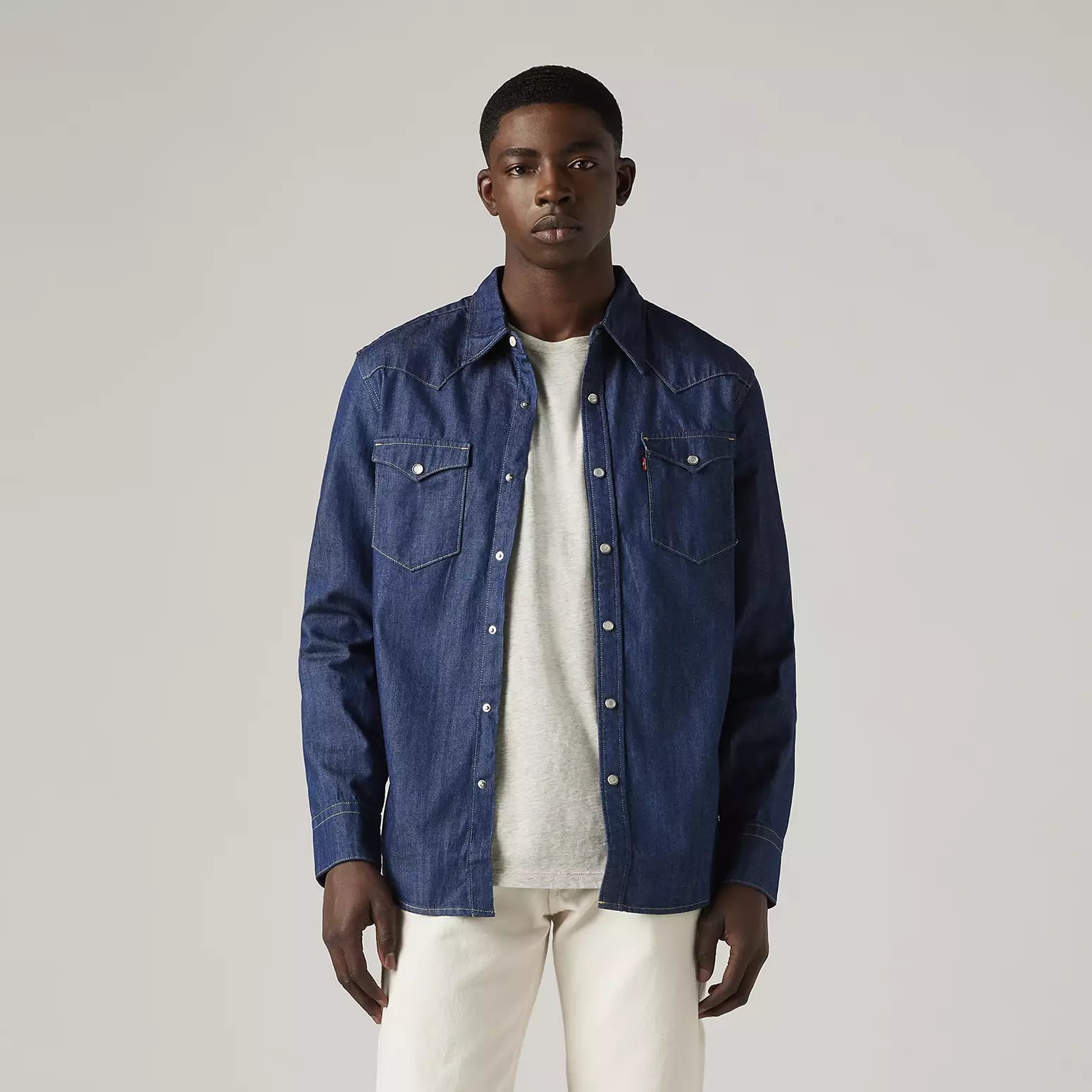 Camicia jeans Levi's Barstow Standard Fit Western