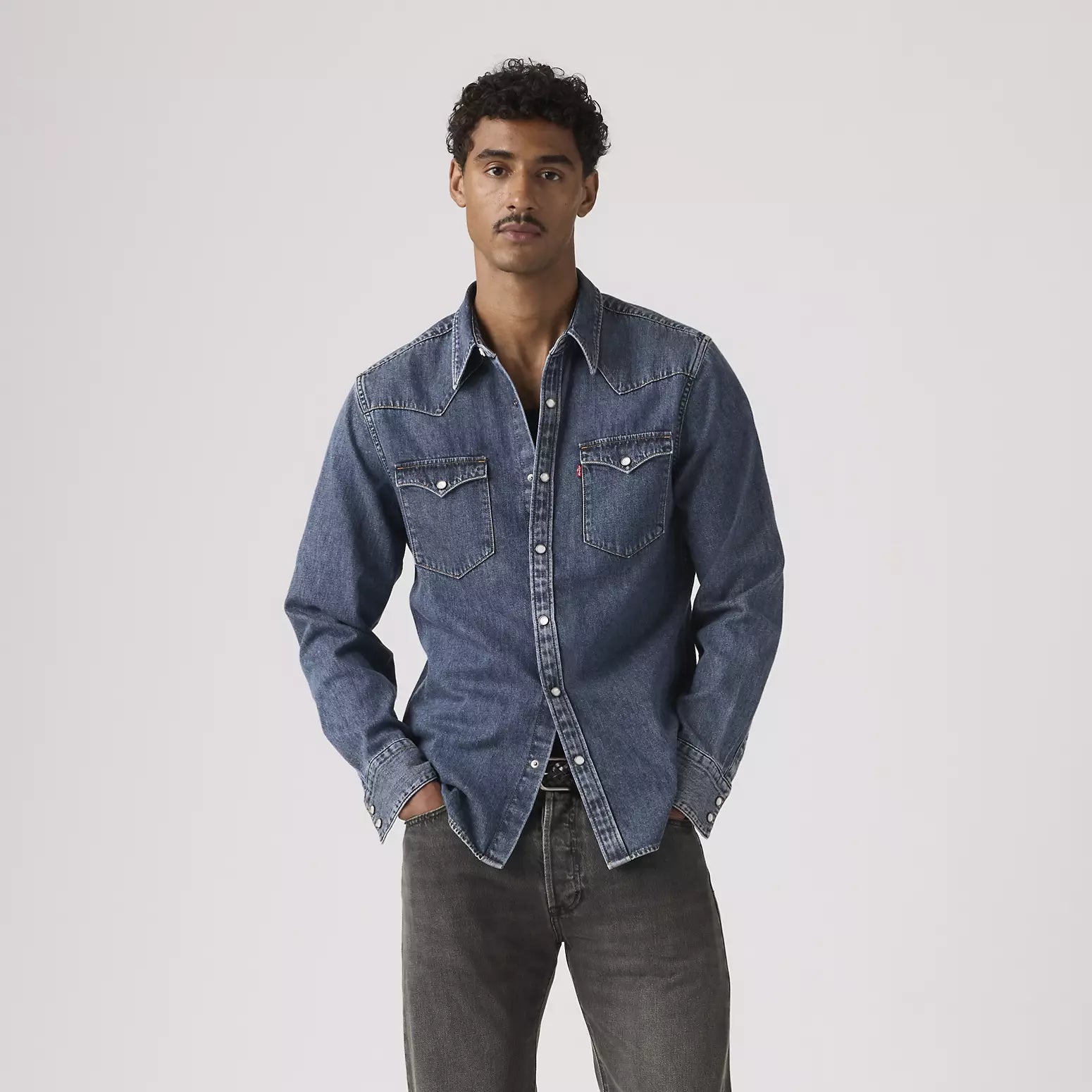Camicia jeans Levi's Barstow Standard Fit Western