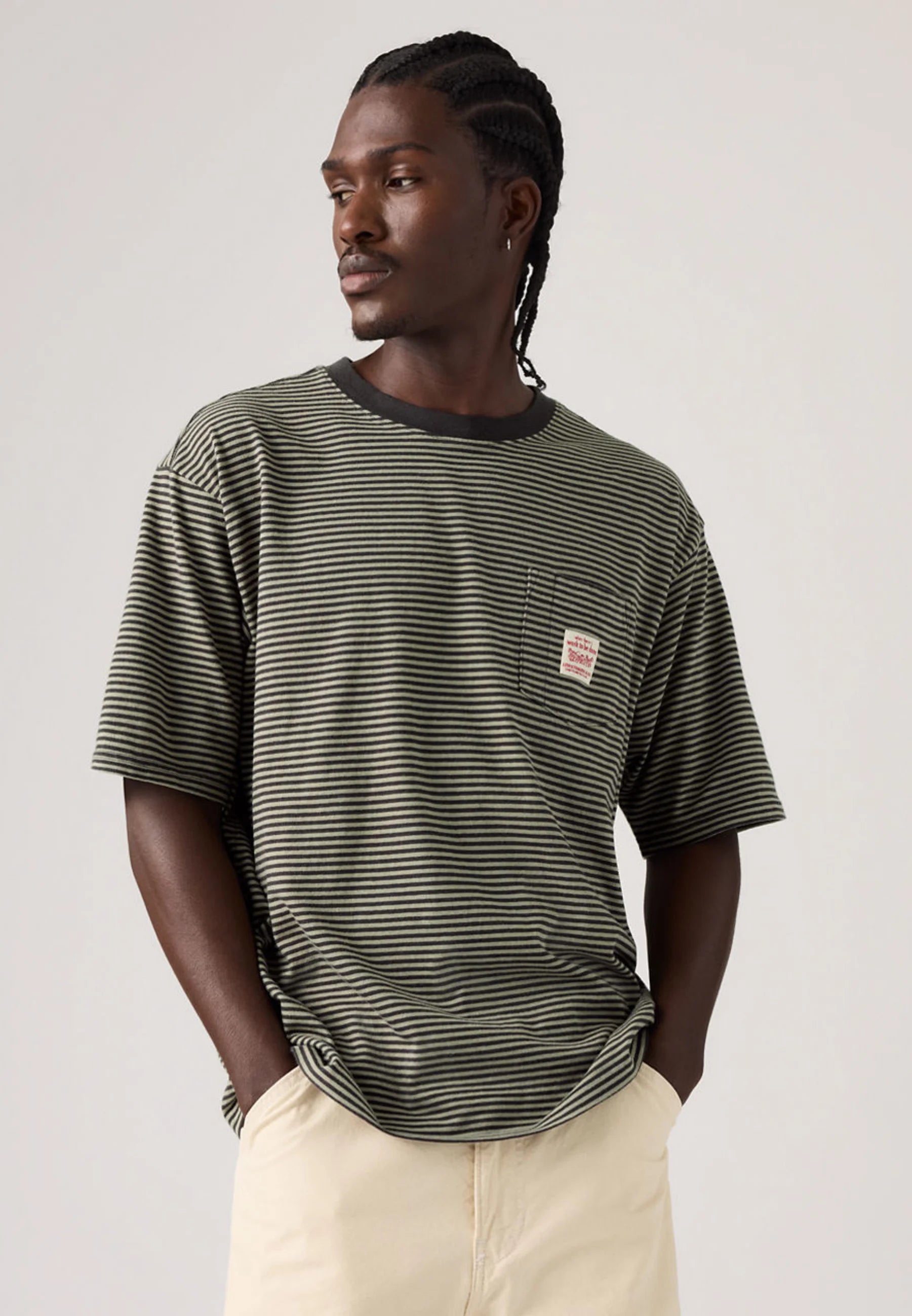 T-shirt Levi's worker a righe