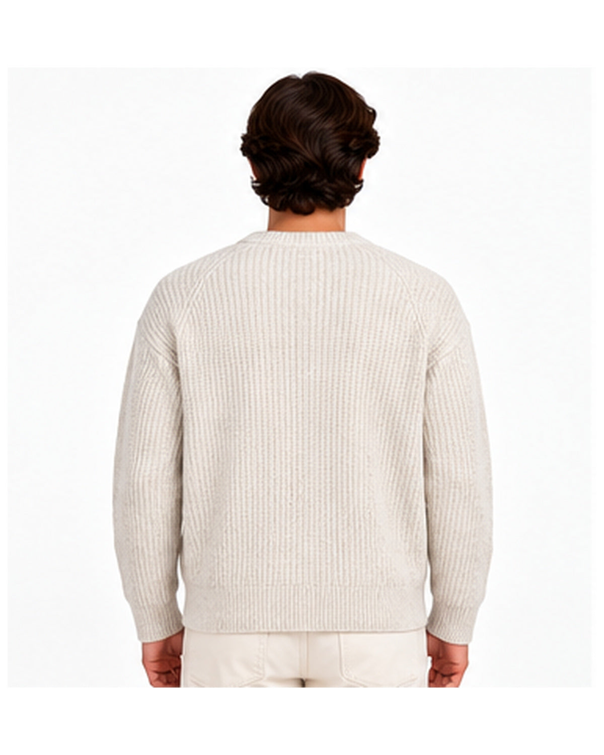 maglione keeling aspen k3 30064 panna 03 back | NICOECOSTORE.IT