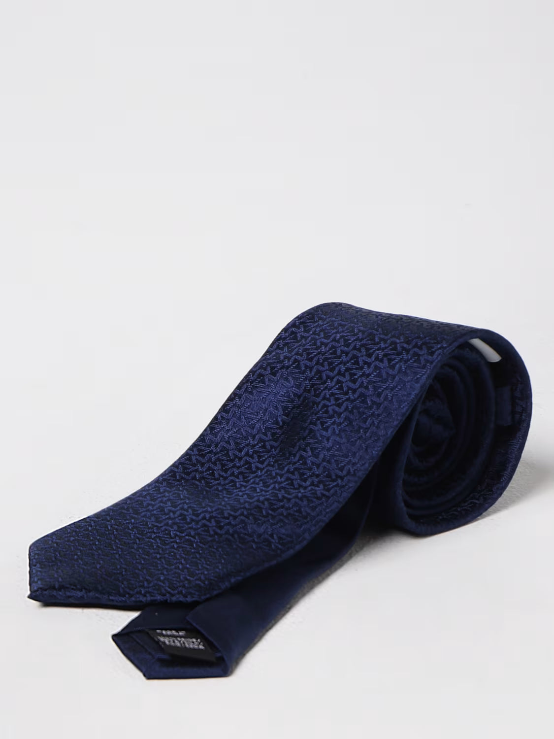 Cravatta Michael Kors in seta con logo jacquard