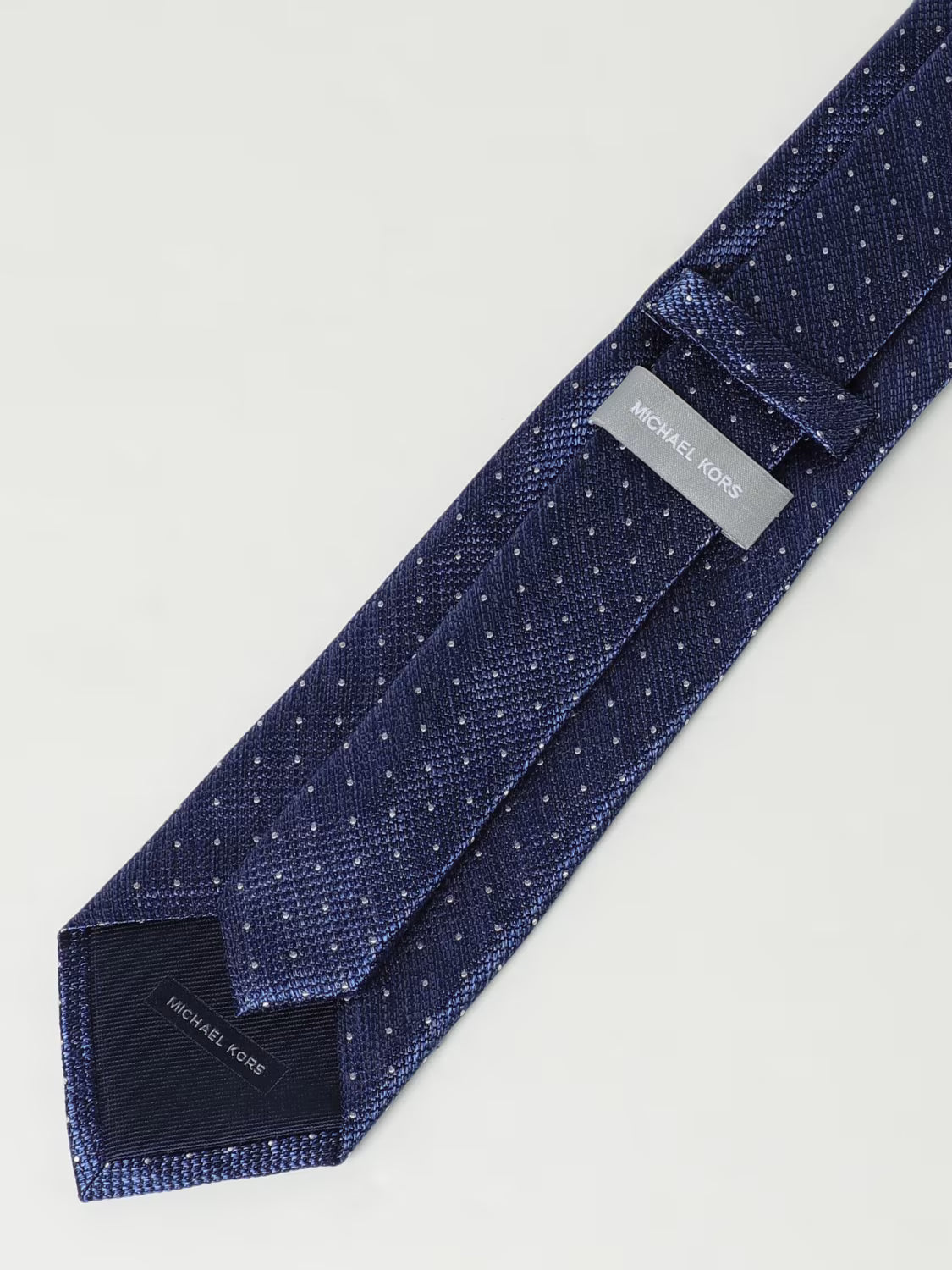 Cravatta Michael Kors in seta con pois jacquard
