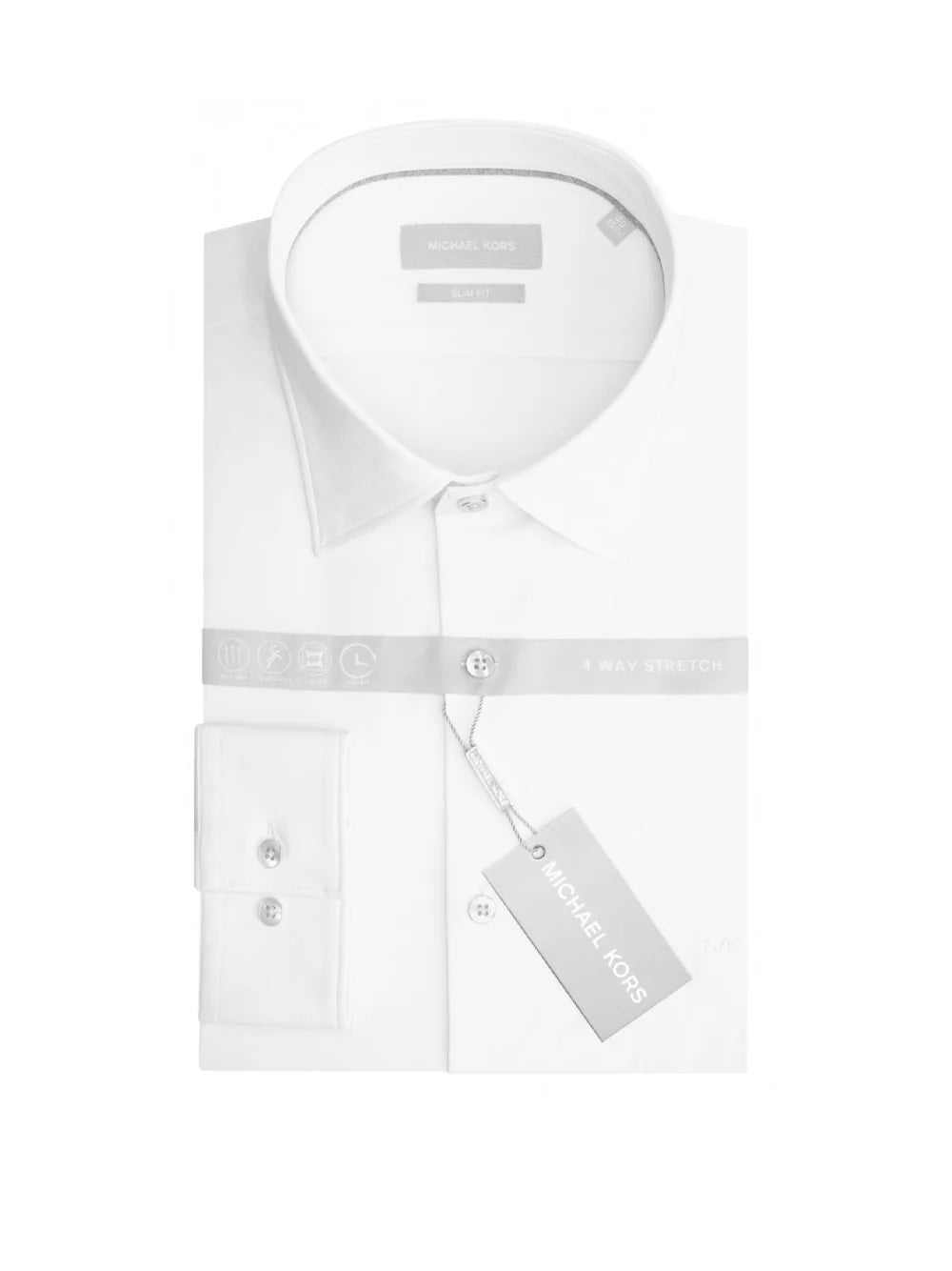 Camicia Michael Kors performance stretch slim fit