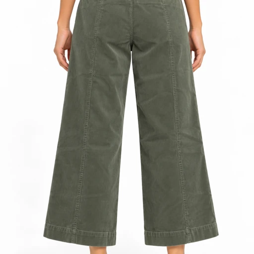 Pantaloni donna Keeling Khalun 25058, vista posteriore Olivine