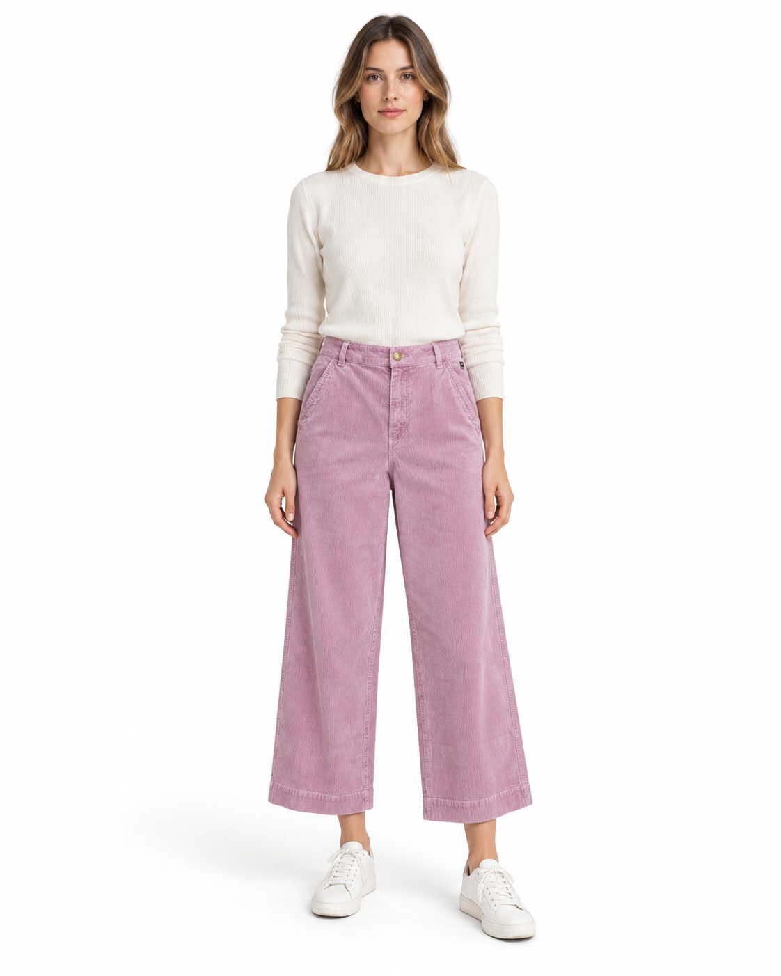Pantaloni donna Keeling Khalun 25058, vista con outfit Rosa