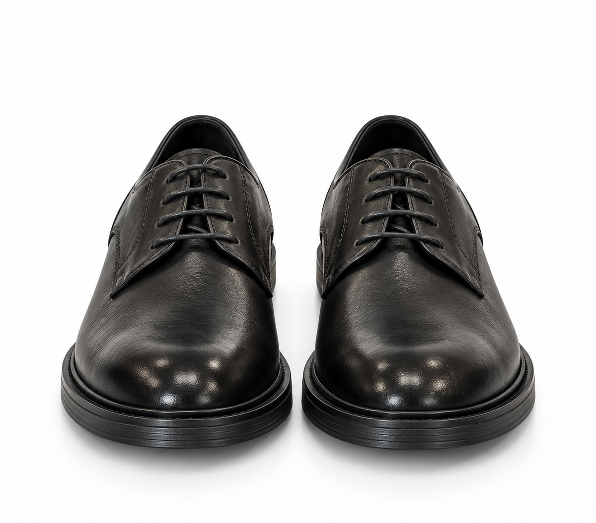Scarpa stringata Primoerede C300 Nero - frontale | NICOECOSTORE.IT