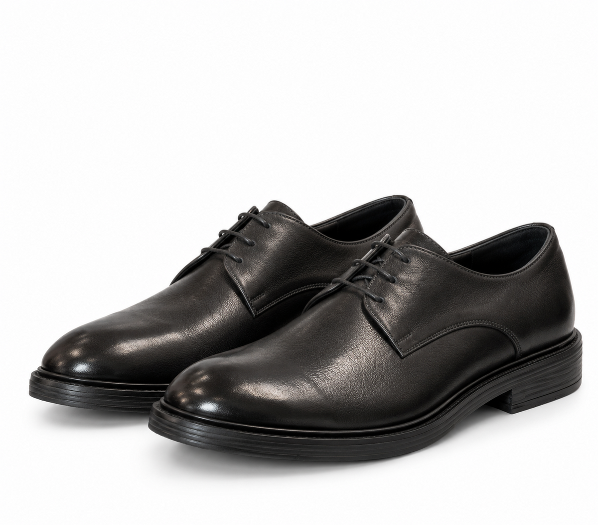 Scarpa stringata Primoerede C300 Nero - tre quarti | NICOECOSTORE.IT