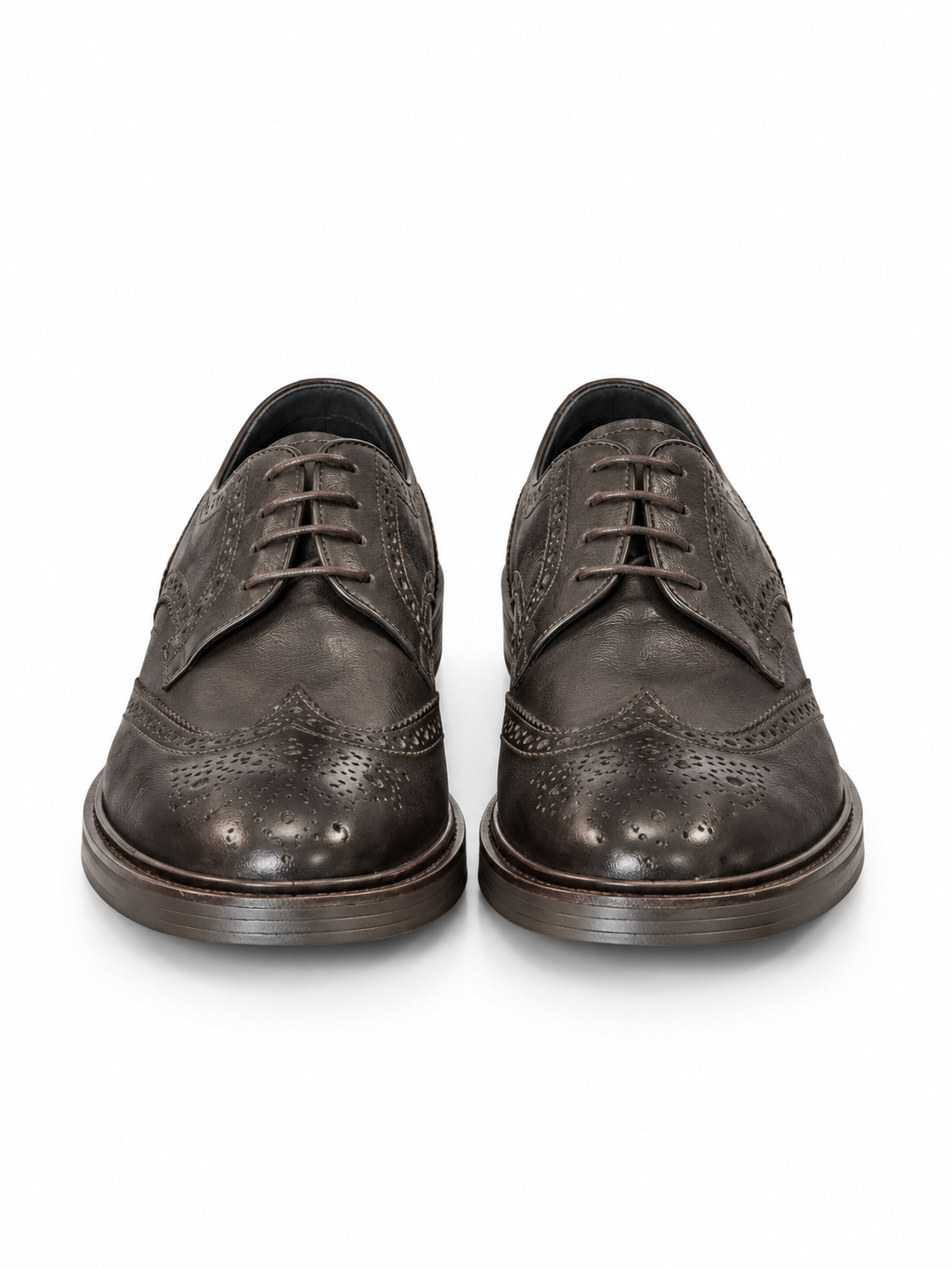 Scarpa stringata Primoerede C320 Marrone - frontale | NICOECOSTORE.IT