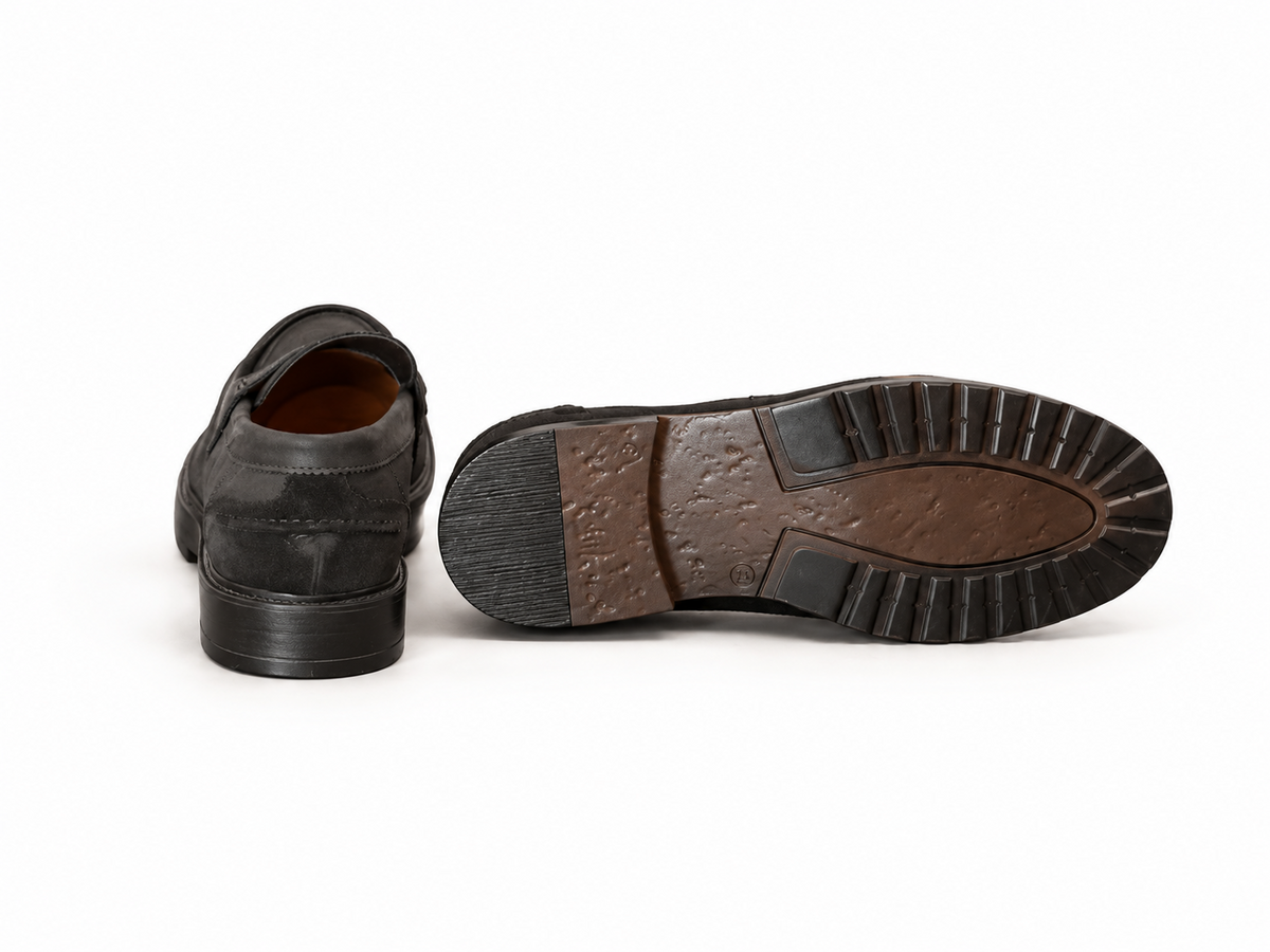 Mocassino Primoerede CE60 Nero - suola | NICOECOSTORE.IT