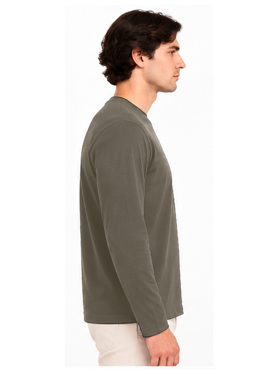 tshirt keeling j260 41030 tortora laterale | NICOECOSTORE.IT